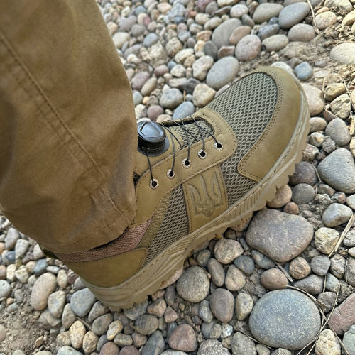 Кросівки Хакі Герб "з системою автошнурівки"