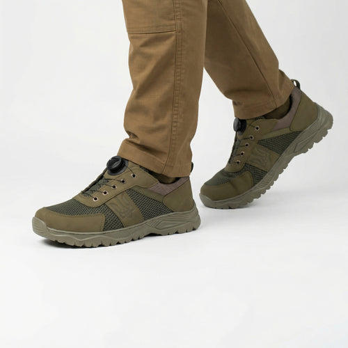 Кросівки Хакі Герб "з системою автошнурівки"