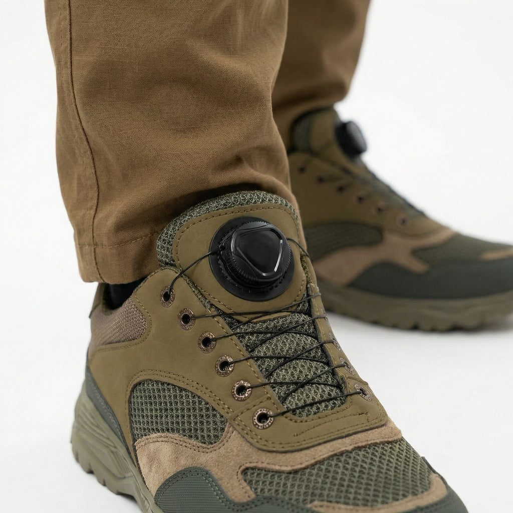 Кросівки Хакі "з системою автошнурівки"